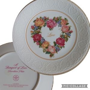 Avon Bouquet of Love collectible porcelain plate